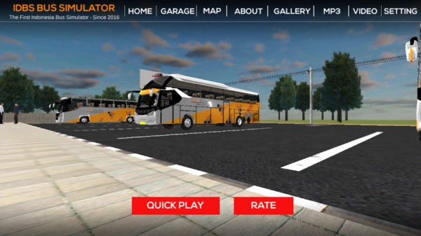 逼真的旅游巴士(Tourist Coach Bus Highway Dri