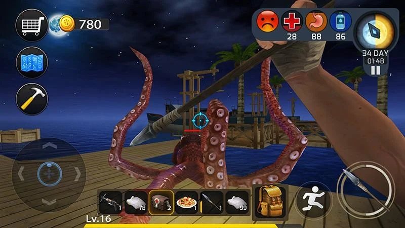 大海求生无限金币版(OceanSur