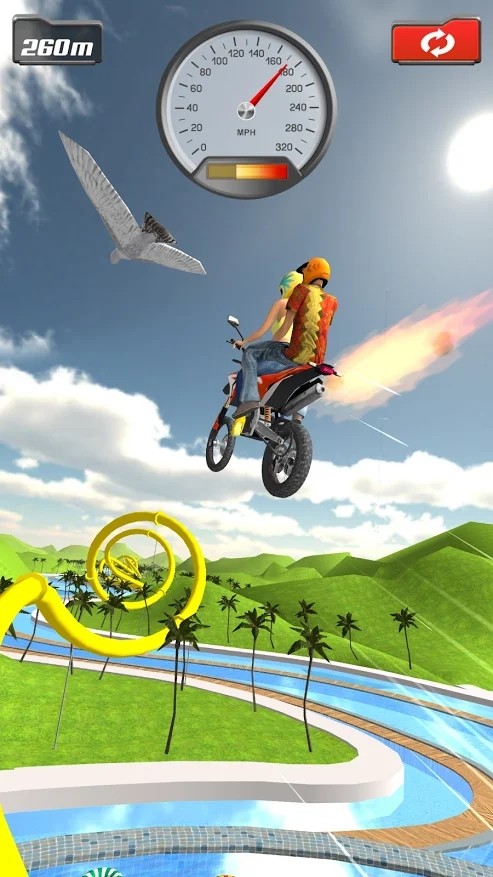 坡道摩托车跳跃(Ramp Bike Jumping)