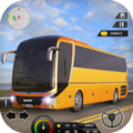 逼真的旅游巴士(Tourist Coach Bus Highway Dri