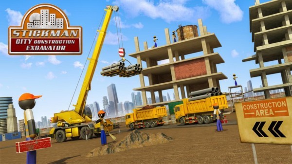 火柴人施工模拟(Stickman City Construction Exca
