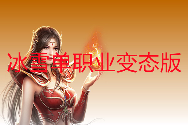 冰雪单职业变态版