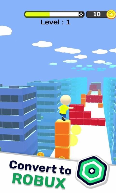 方块大师冲冲冲(Surfing Blocks! - Free Robux - R)