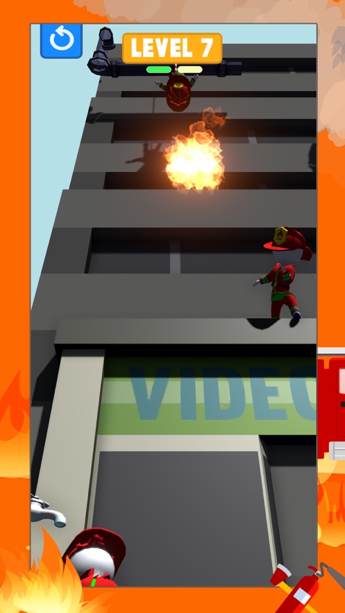 3D消防员支援(Virtual City Rescue Fire Engine)