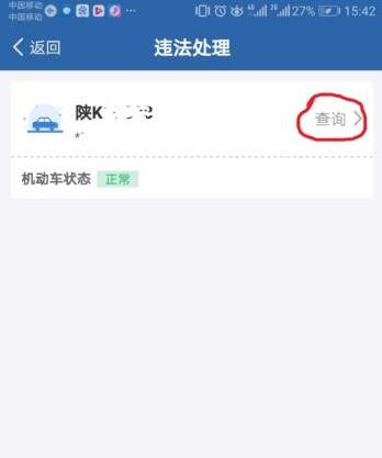 12123查违章