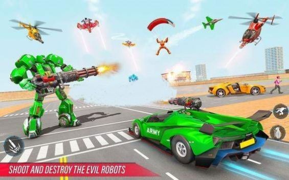 巴士机器人英雄(Army Bus Robot Transform Wars)