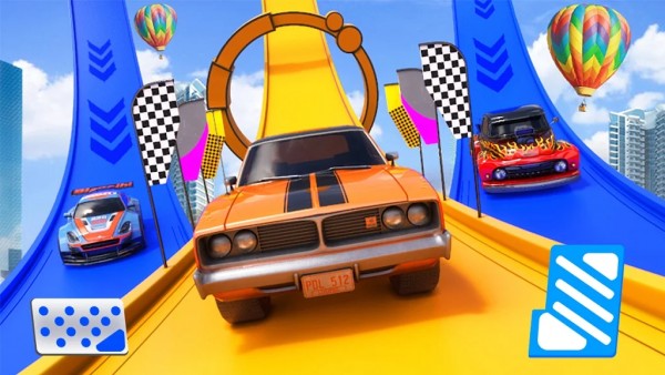 肌肉热车滑特技(Mega Ramp Car Stunts)