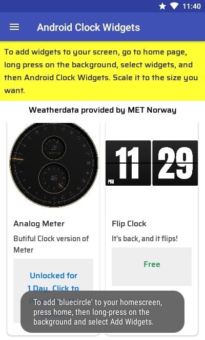 安卓时钟小组件(Android Clock Widgets)