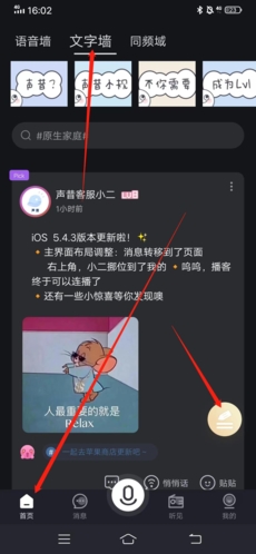 声昔怎么发文字1
