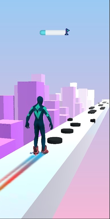 英雄轮滑冒险(Spider Skates Run)