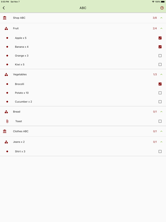 My Lists