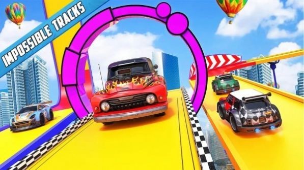 终极特技赛车竞技(Mega Ramp Car Stunts)