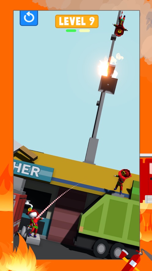 3D消防员支援(Virtual City Rescue Fire Engine)