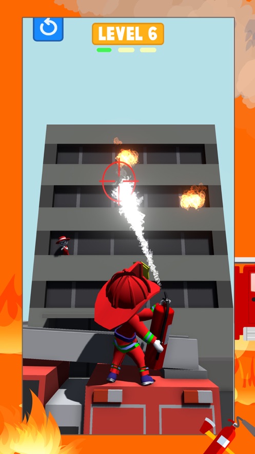 3D消防员支援(Virtual City Rescue Fire Engine)
