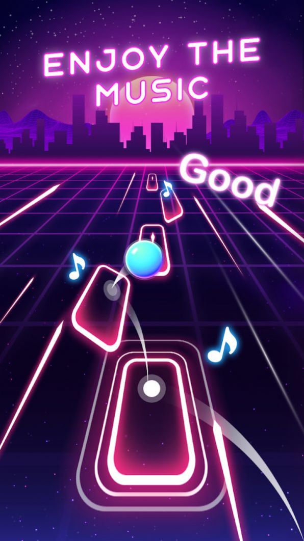节奏弹球3D(Tiles Hop)