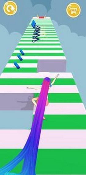 长发挑战跑(Long Hair Game Challenge Run 3D)