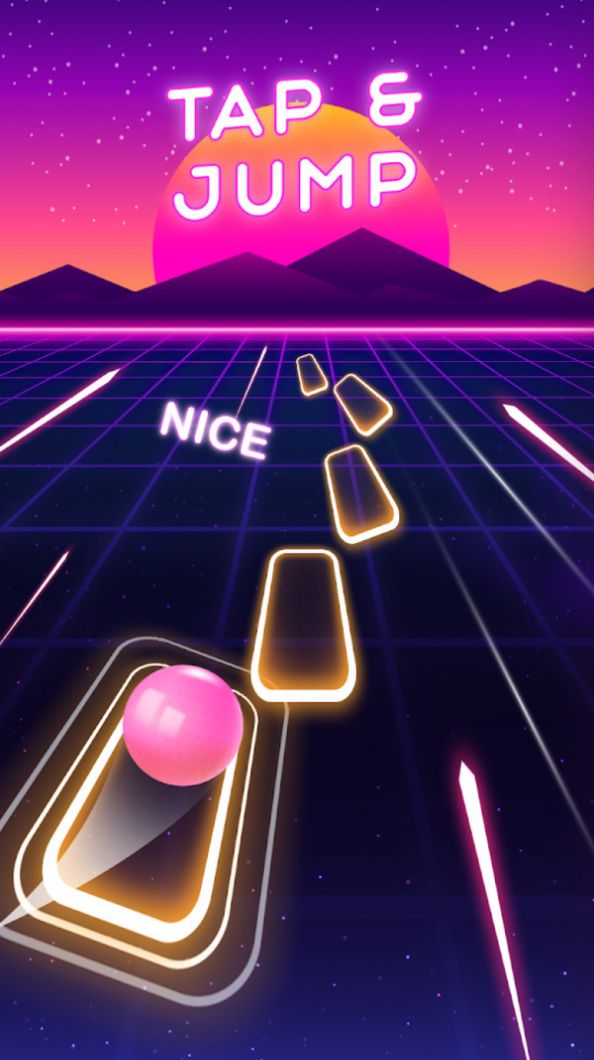 节奏弹球3D(Tiles Hop)
