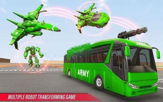 巴士机器人英雄(Army Bus Robot Transform Wars)