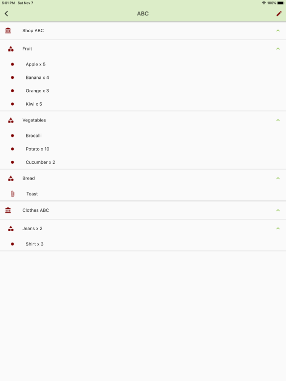 My Lists